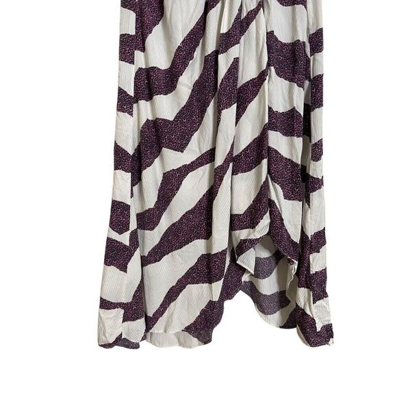 Isabel Marant Purple and White Midi Skirt - Picture 8 of 14